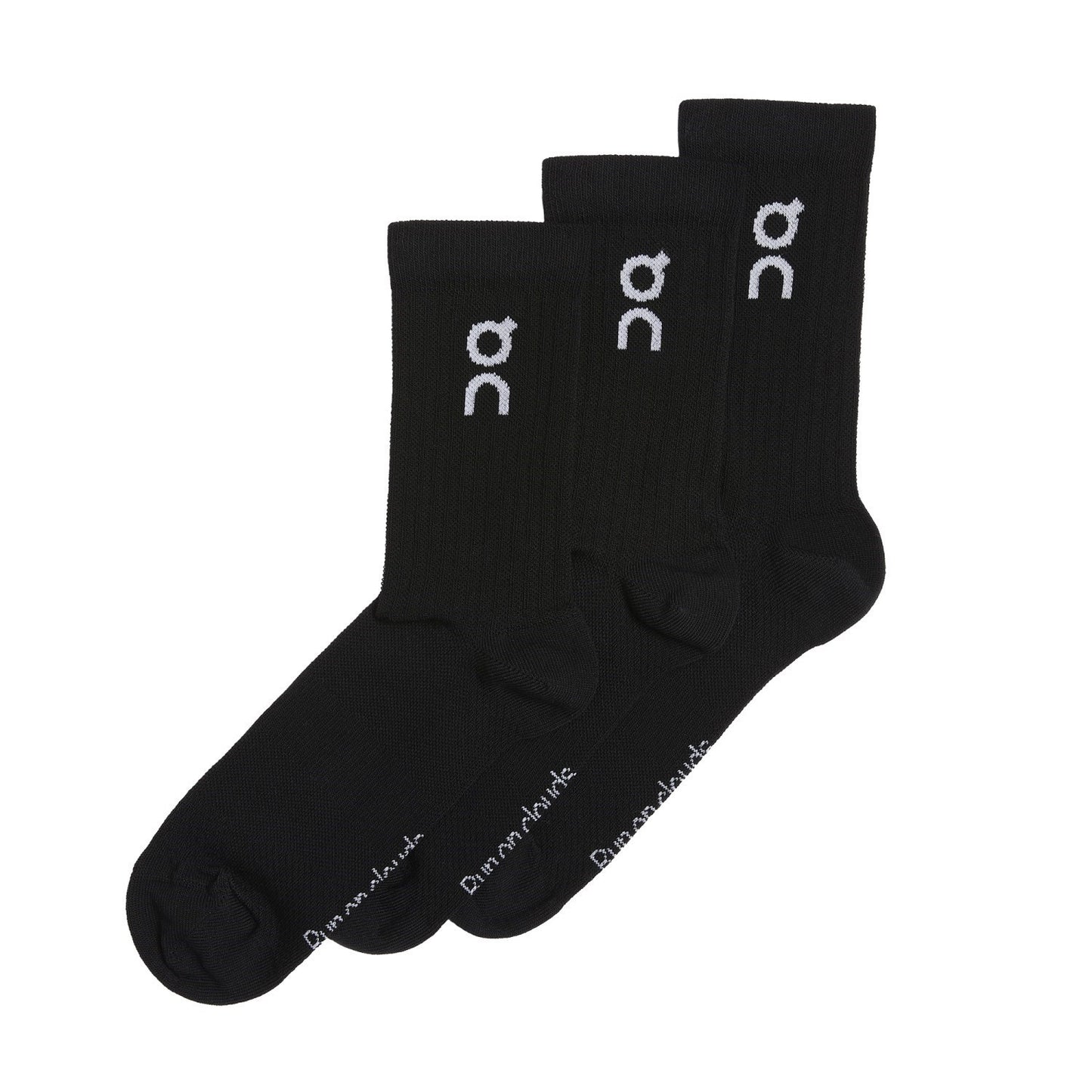 ON Logo Sock 3 Pack Various Colours