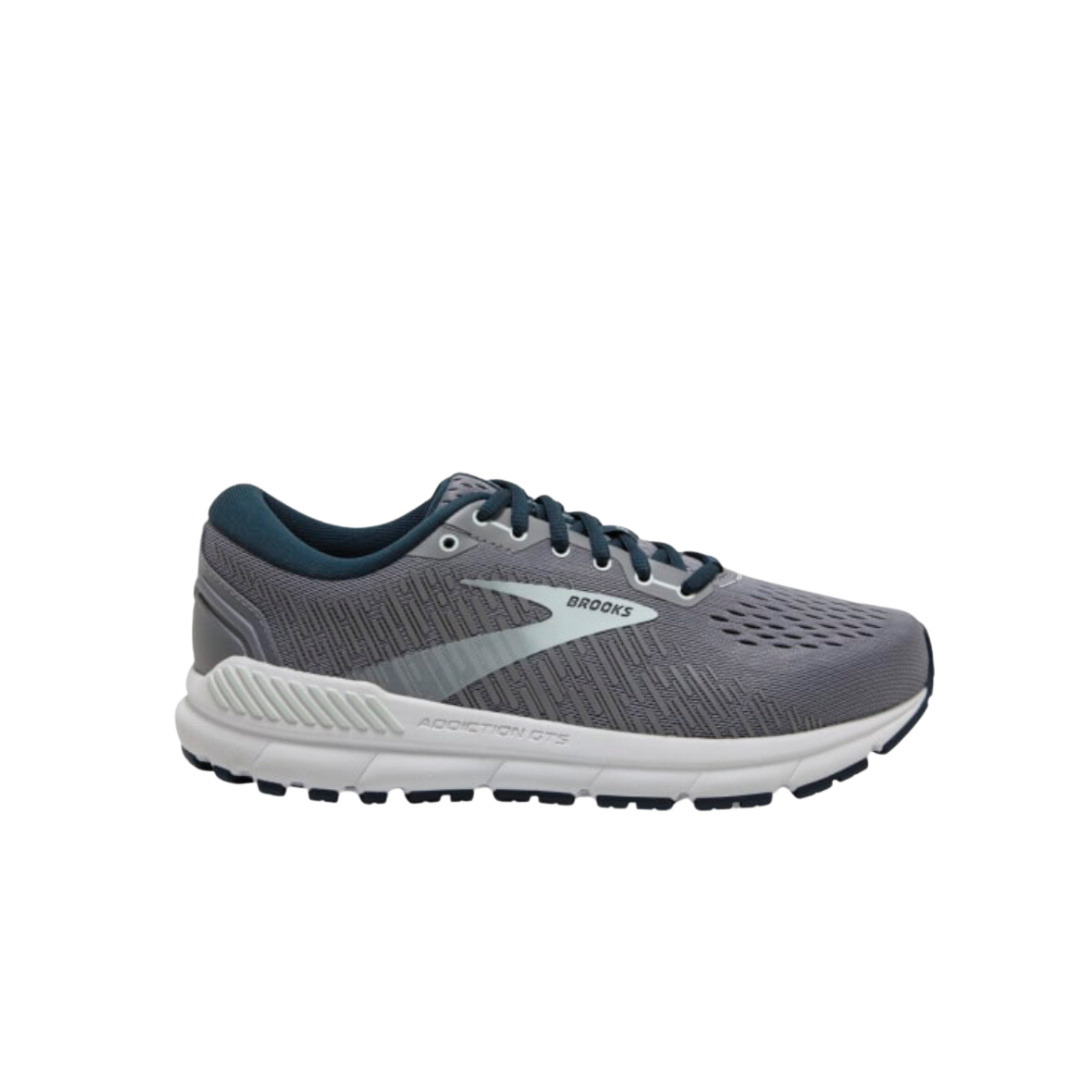 BROOKS Addiction GTS 15 Women's Grey/ Navy/ Aqua D (D Width Wide)