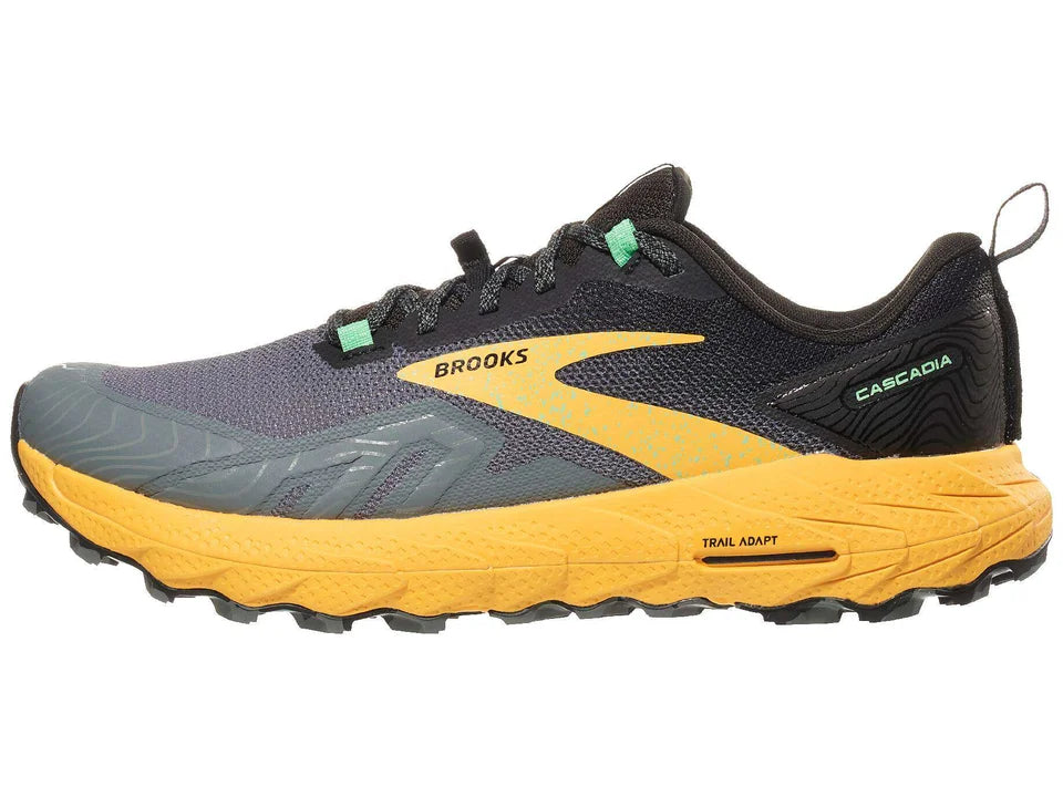 BROOKS Cascadia 17 Lemon Chrome/ (D Width Regular)