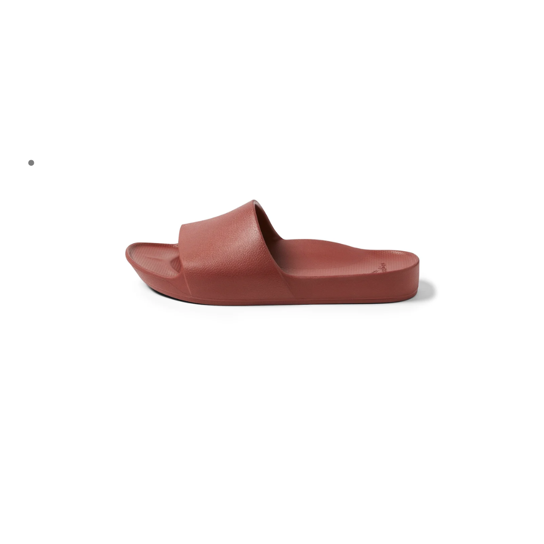 Arch Support Slides Capri Blue & Sangria Red