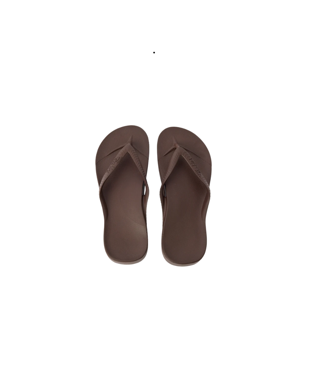 Archies Support Flip Flops Navy & Chocolate Brown