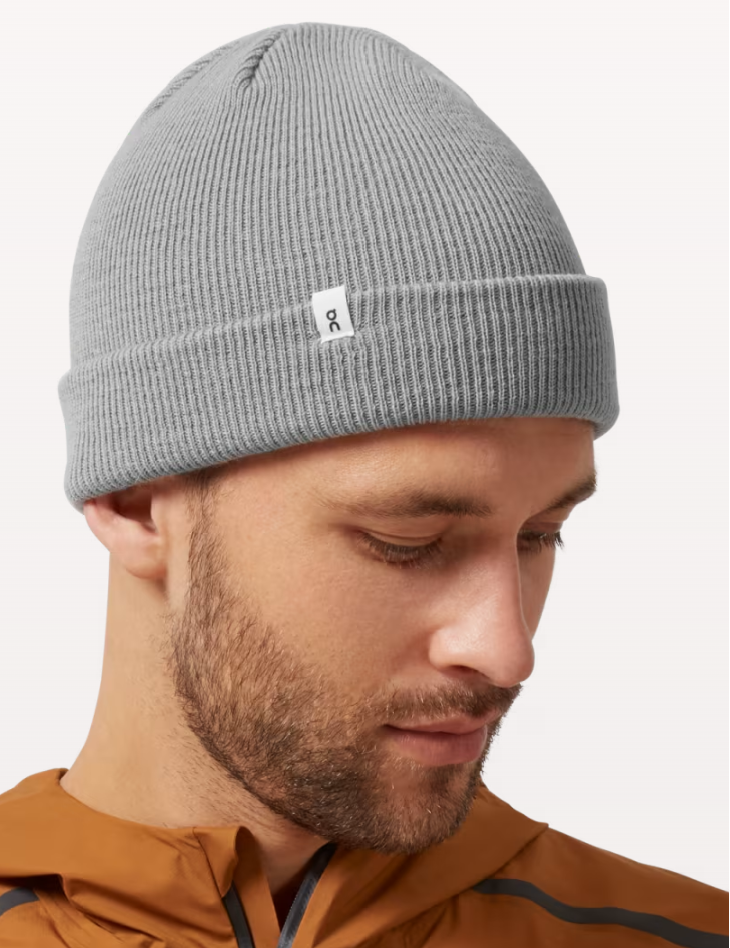 On Merino Wool Running Beanie Mens Hats