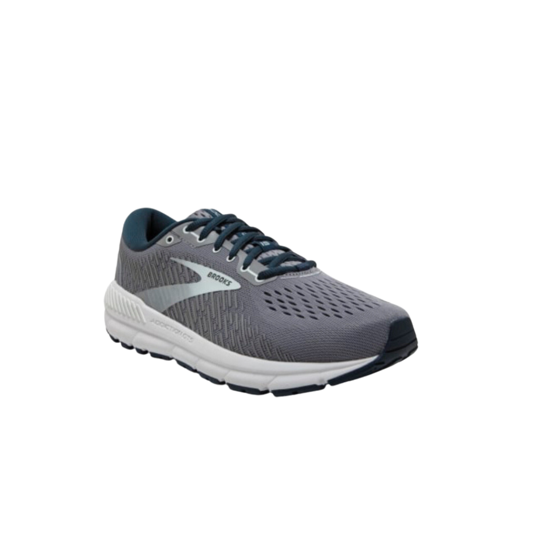 BROOKS Addiction GTS 15 Women's Grey/ Navy/ Aqua D (D Width Wide)