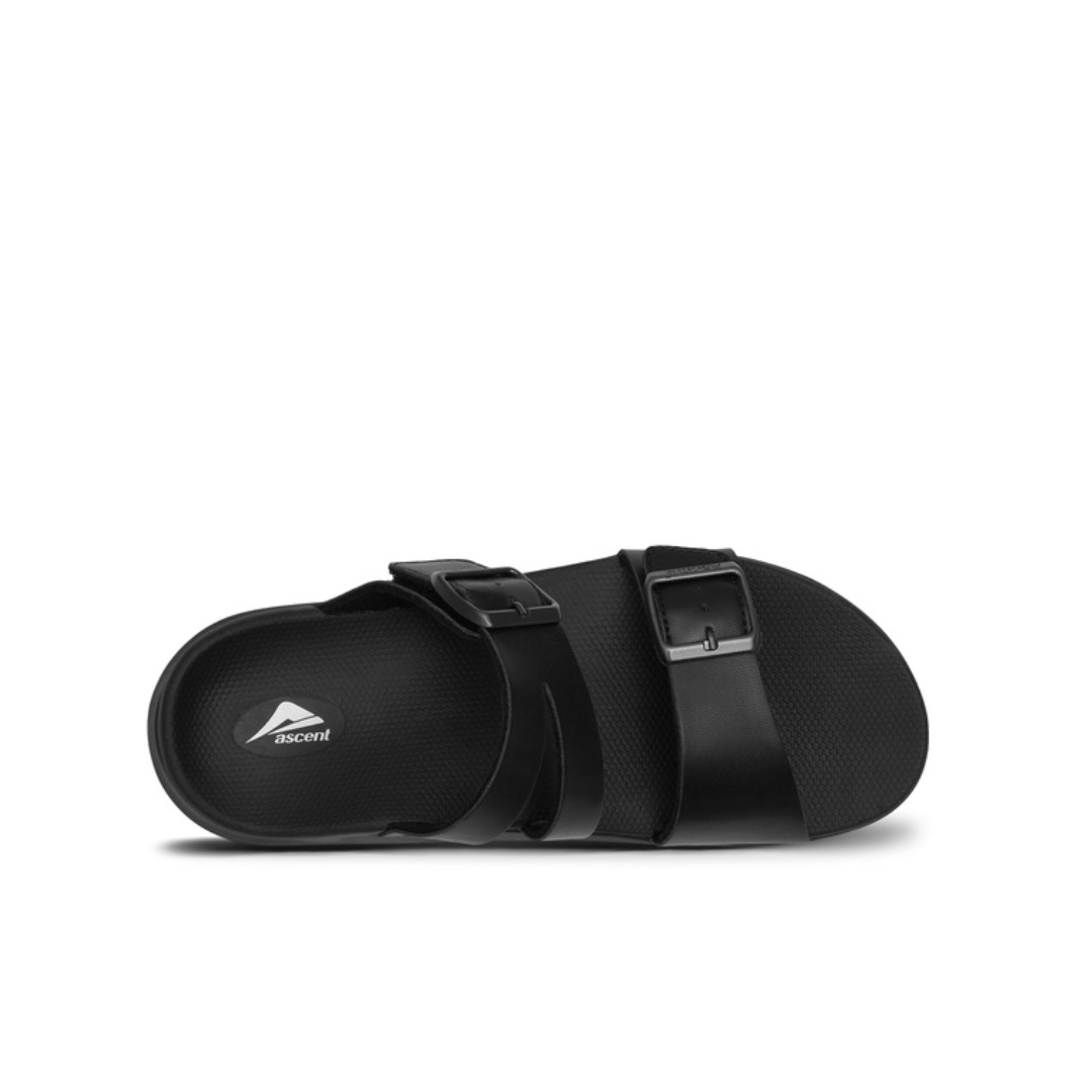 ASCENT Groove Buckle Women's Sandal Triple Black