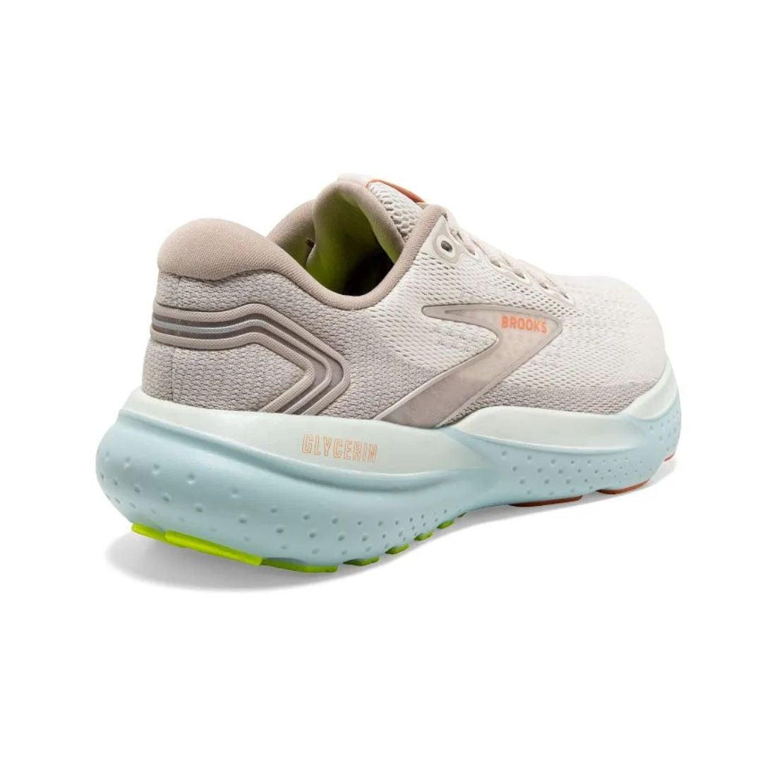 BROOKS Glycerin 21 Women’s Coconut Aqua Autumn Sunset (D Width)