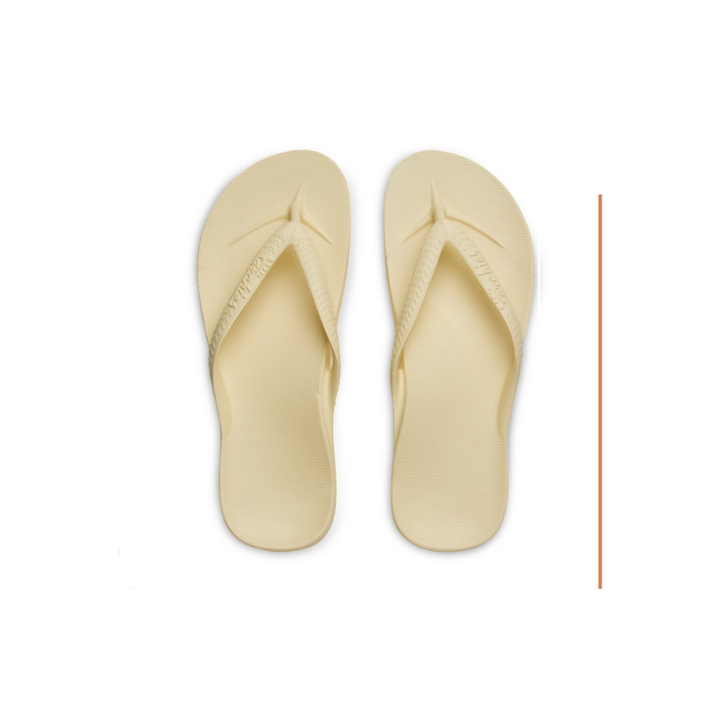Archies Support Flip Flops Khaki