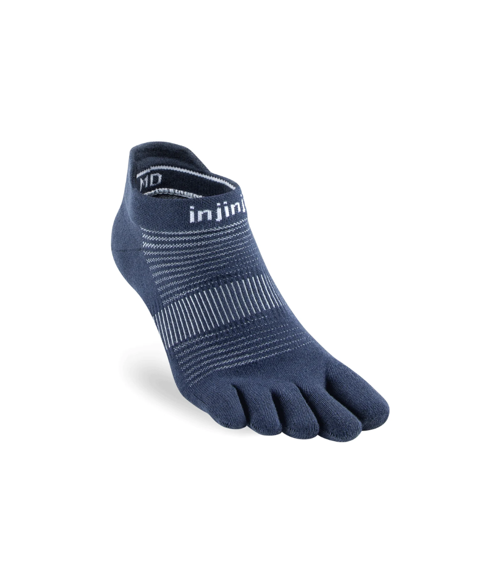 INJINJI Performance Run Lightweight No Show Toe Sock