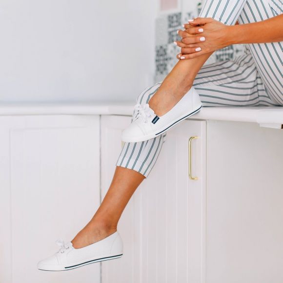 Image of woman wearing FRANKIE4 Hannah II in white