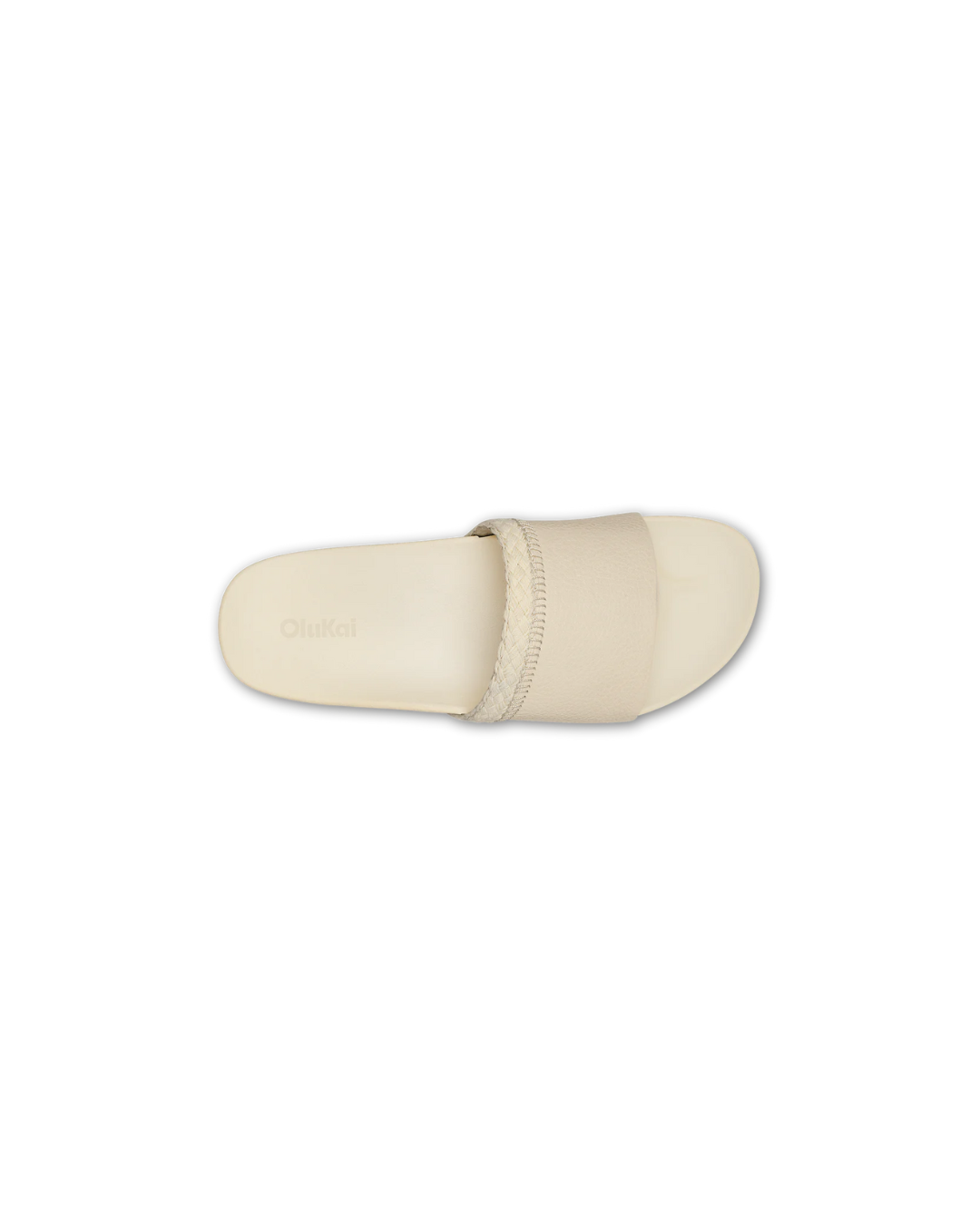 Olukai Pākea Leather Slide Sandals