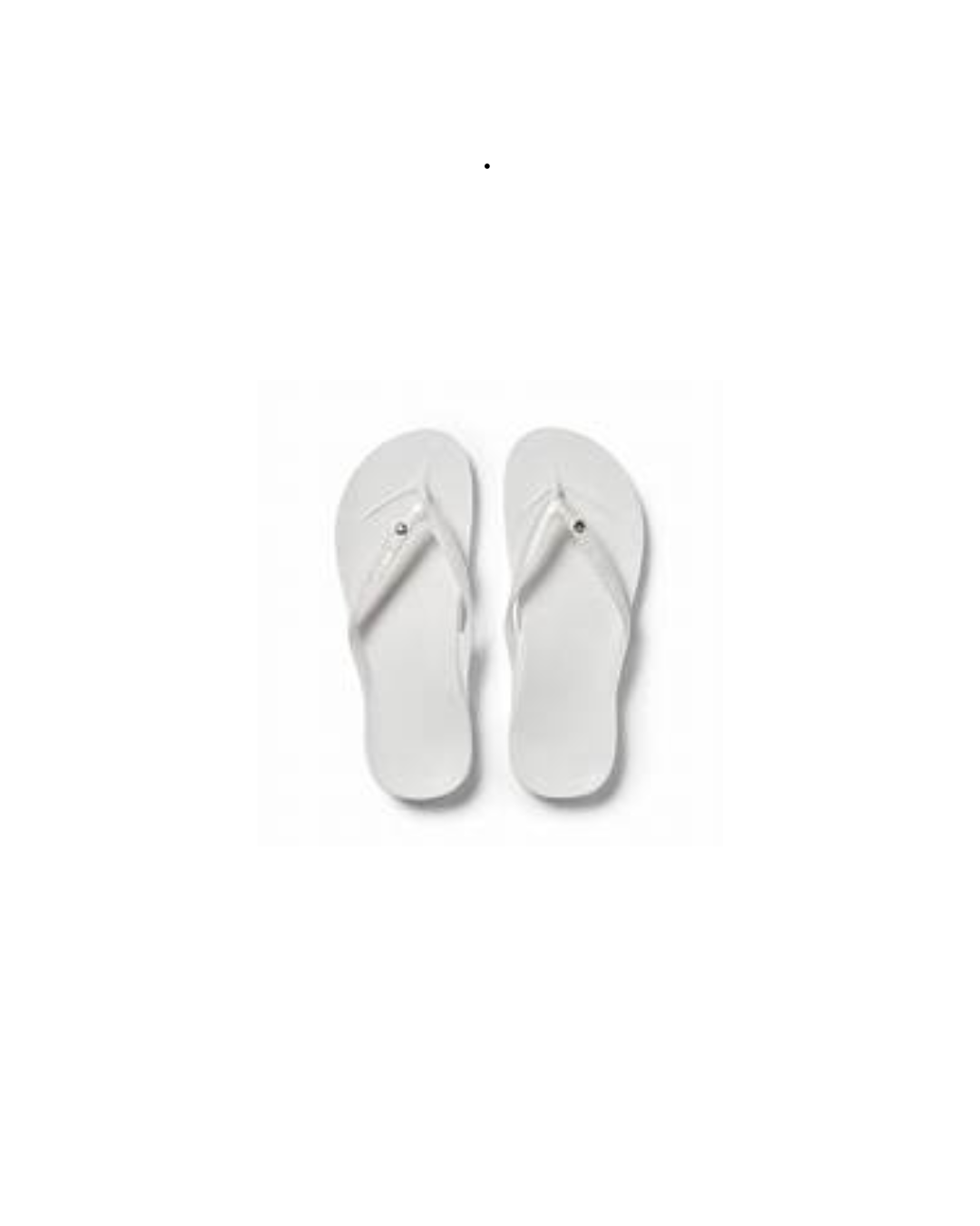 Arch Support Flip Flops - Crystal