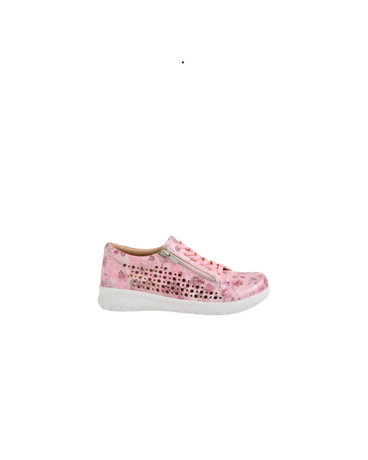 Ziera Shovo Xf Pink Print Leather Sneakers