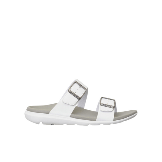 ASCENT Groove Buckle Women's Sandal White