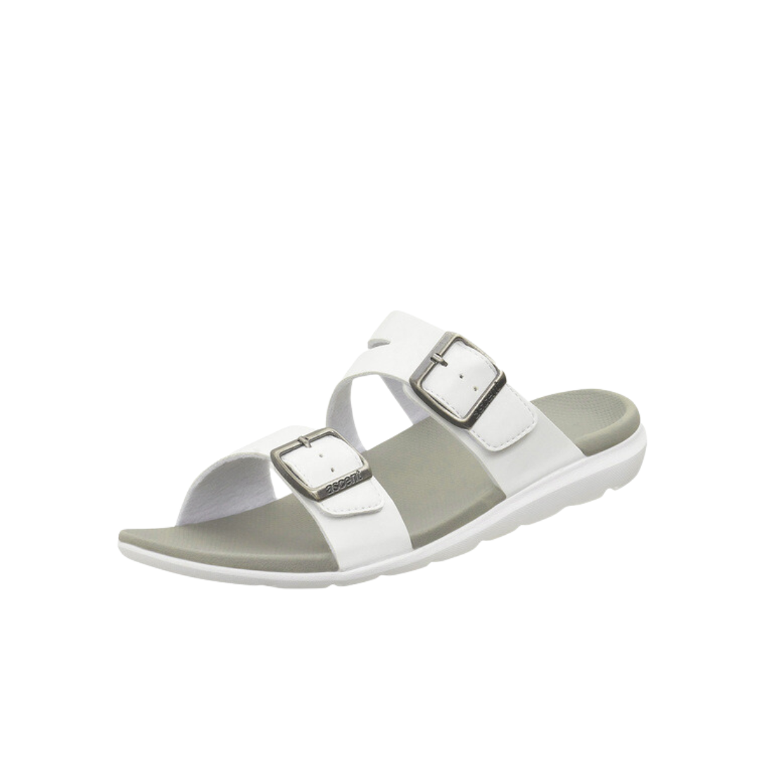 ASCENT Groove Buckle Women's Sandal White