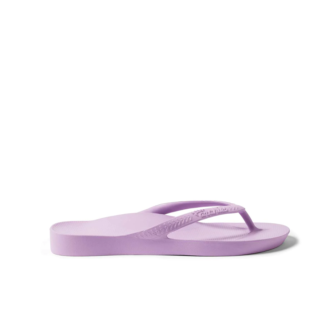 Archies Support Flip Flops Lilac