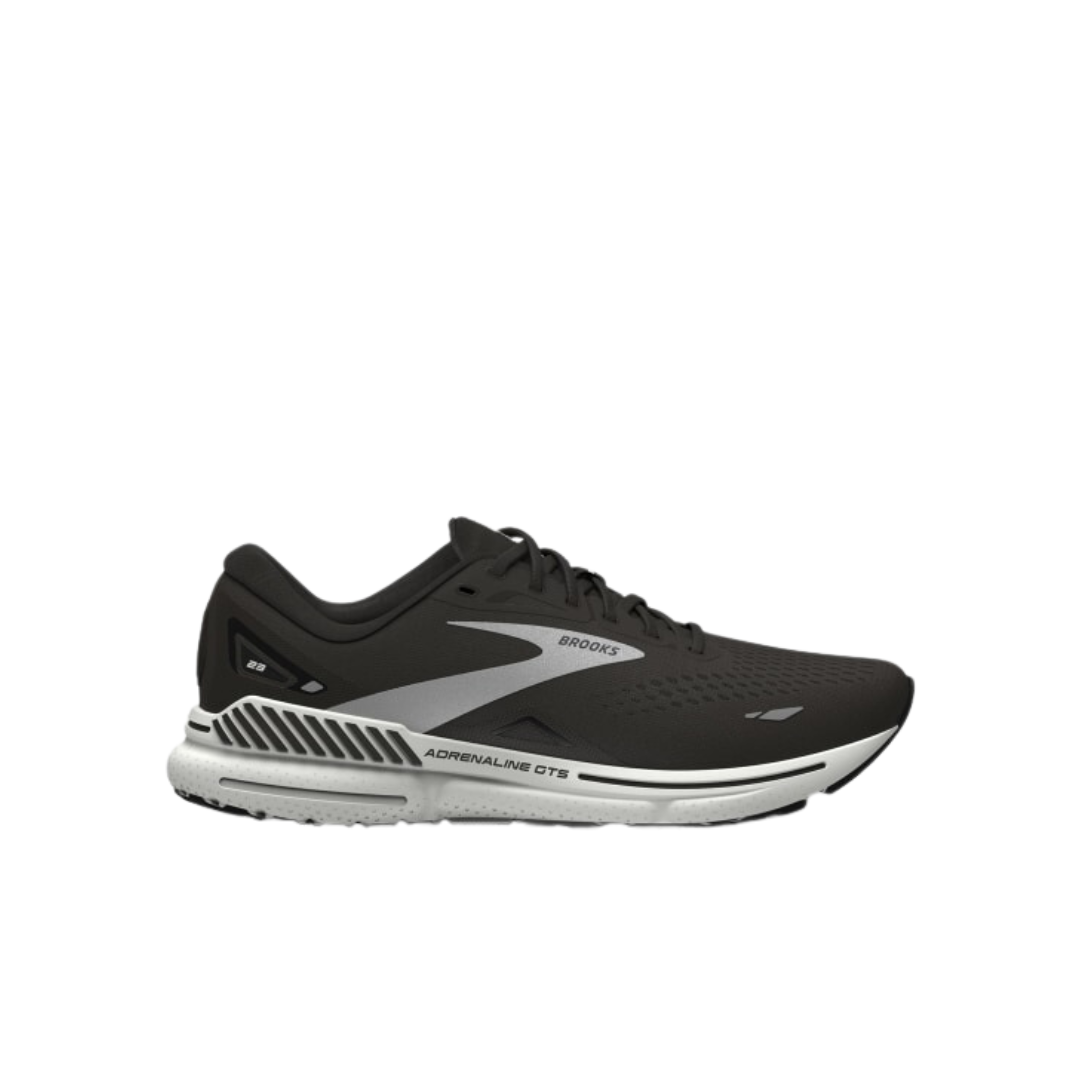 BROOKS Adrenaline GTS 23 Men’s Black / White (2E Wide)