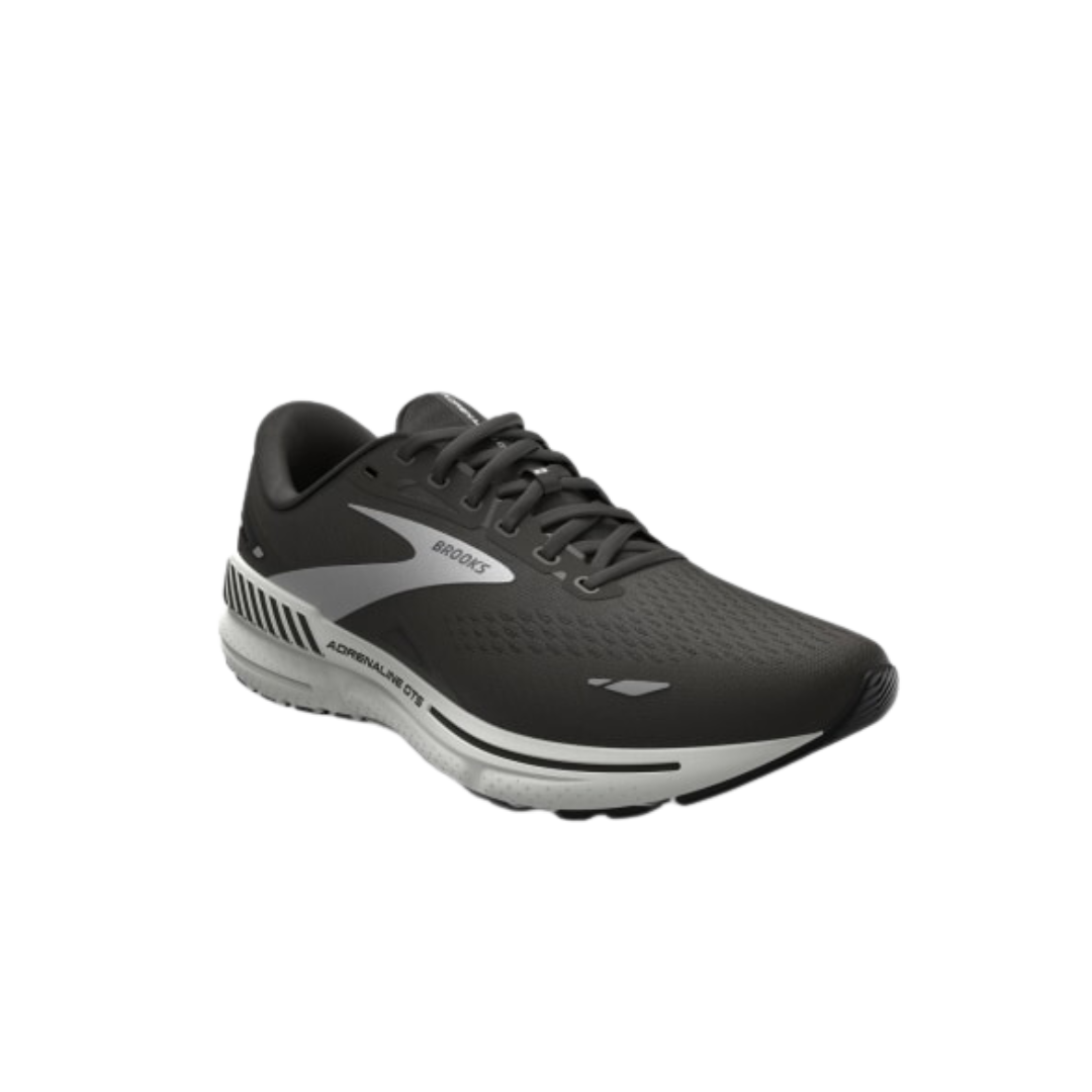 BROOKS Adrenaline GTS 23 Men’s Black / White (2E Wide)