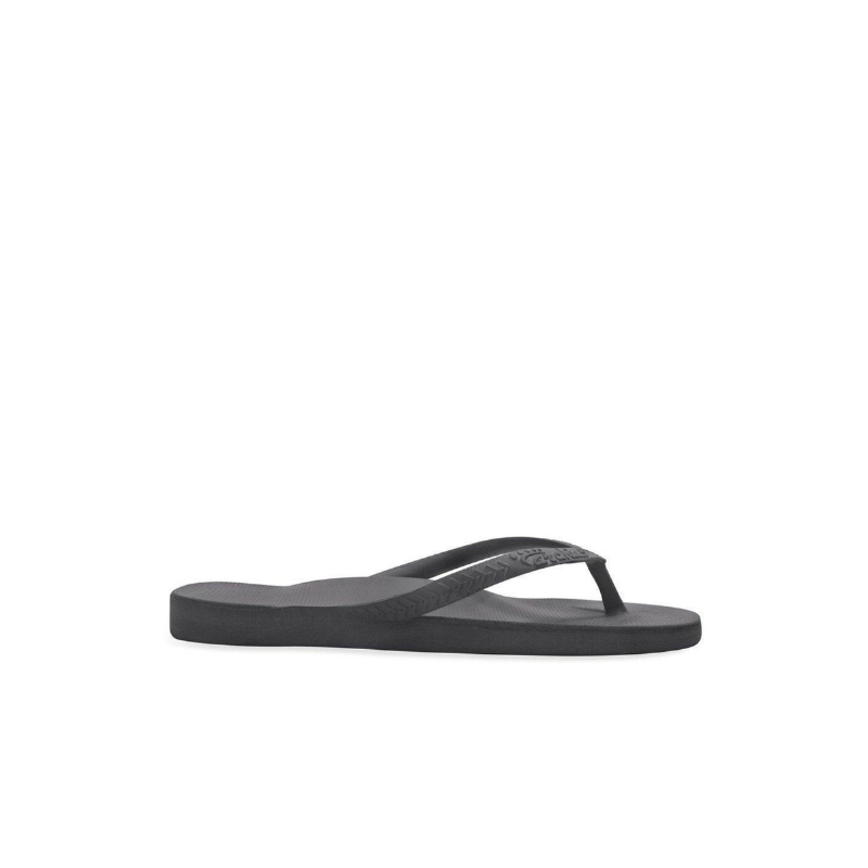 Archies Support Flip Flops Charcoal