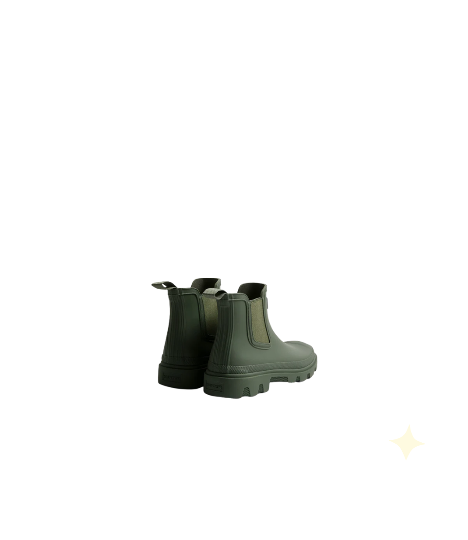 Hunter  Downpour Chelsea Dark Olive