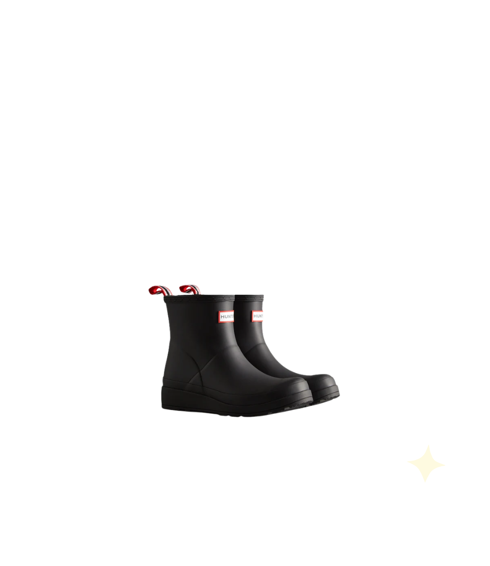 Hunter Women's Play Short Boot Black