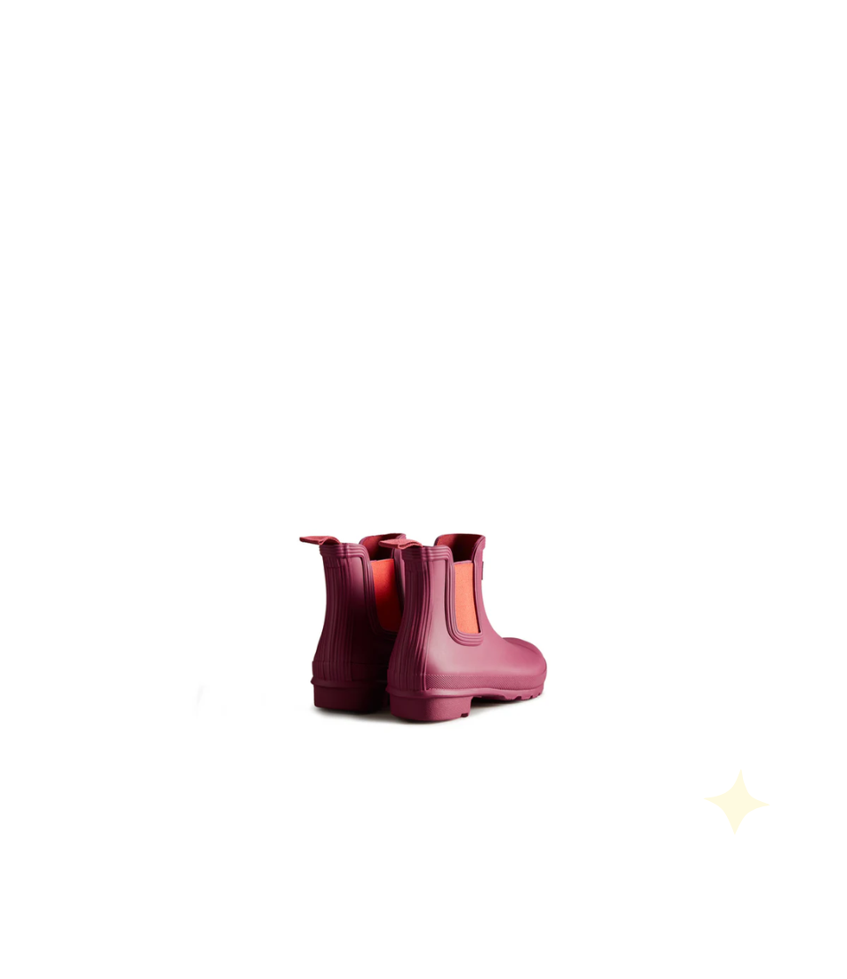 Hunter Women's Original Chelsea Boot Hayes Burgundy
