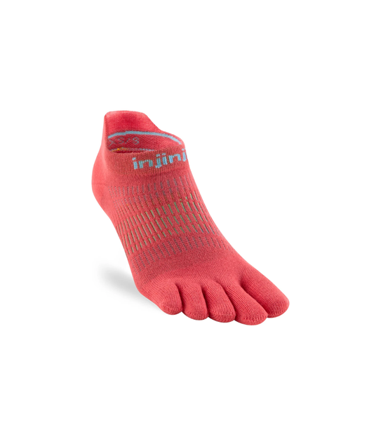 INJINJI Women's Performance Run Lightweight No Show Toe Sock