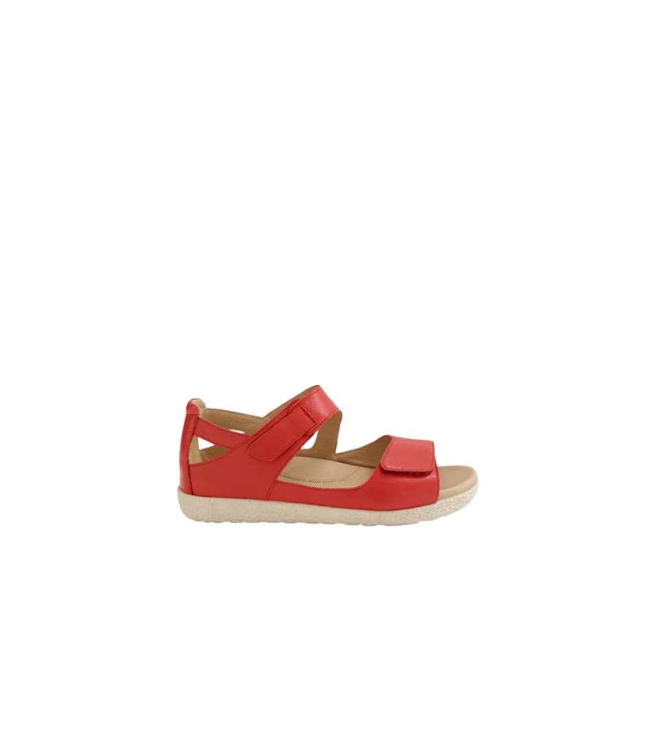 Ziera Royde Xw Red Milk Leather Sandals