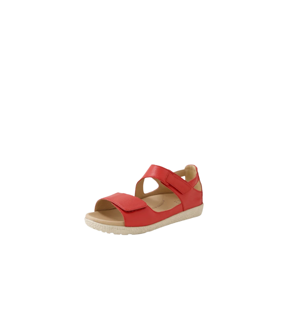 Ziera Royde Xw Red Milk Leather Sandals