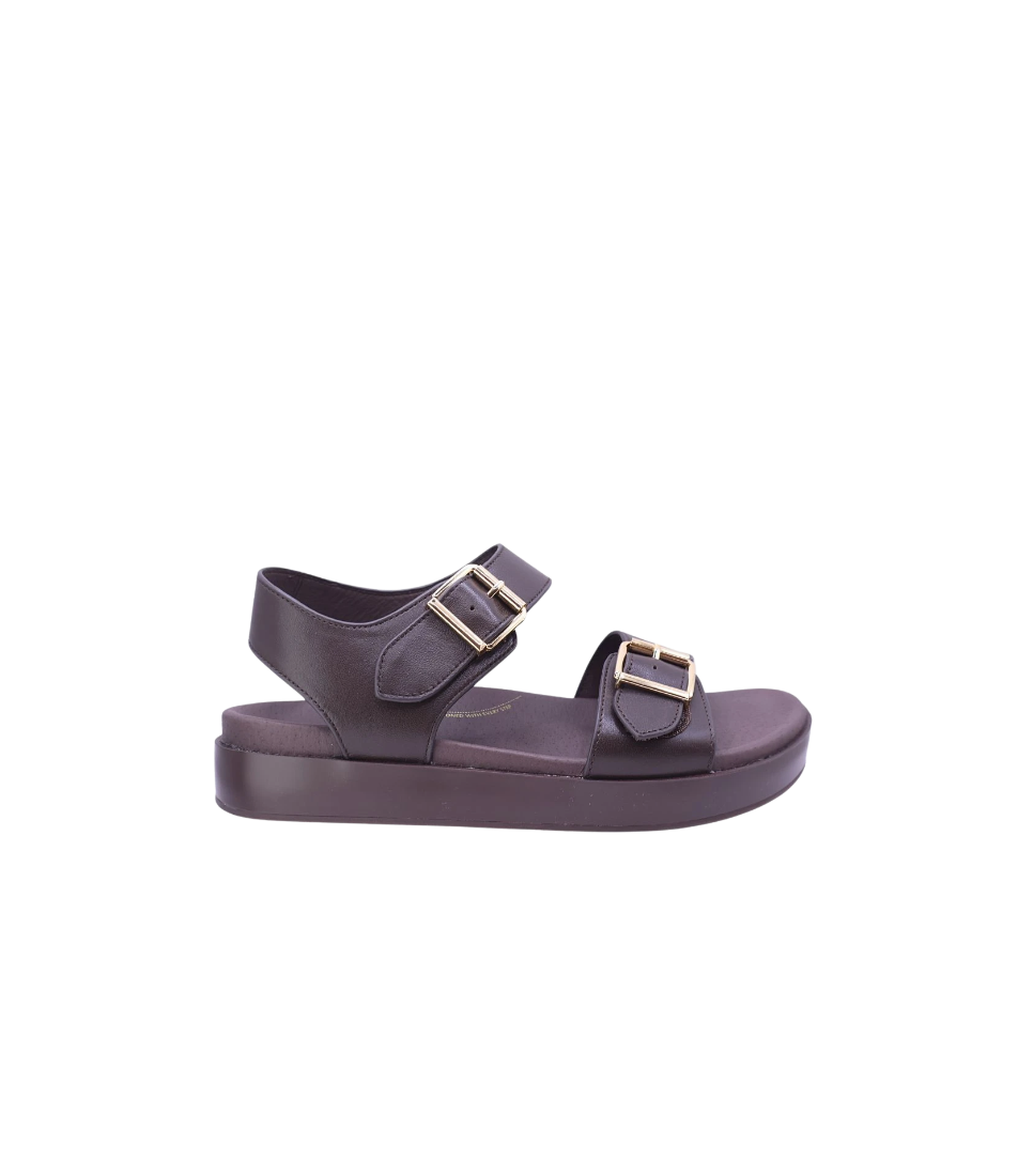 Ziera Graspie W Choc Leather Sandals