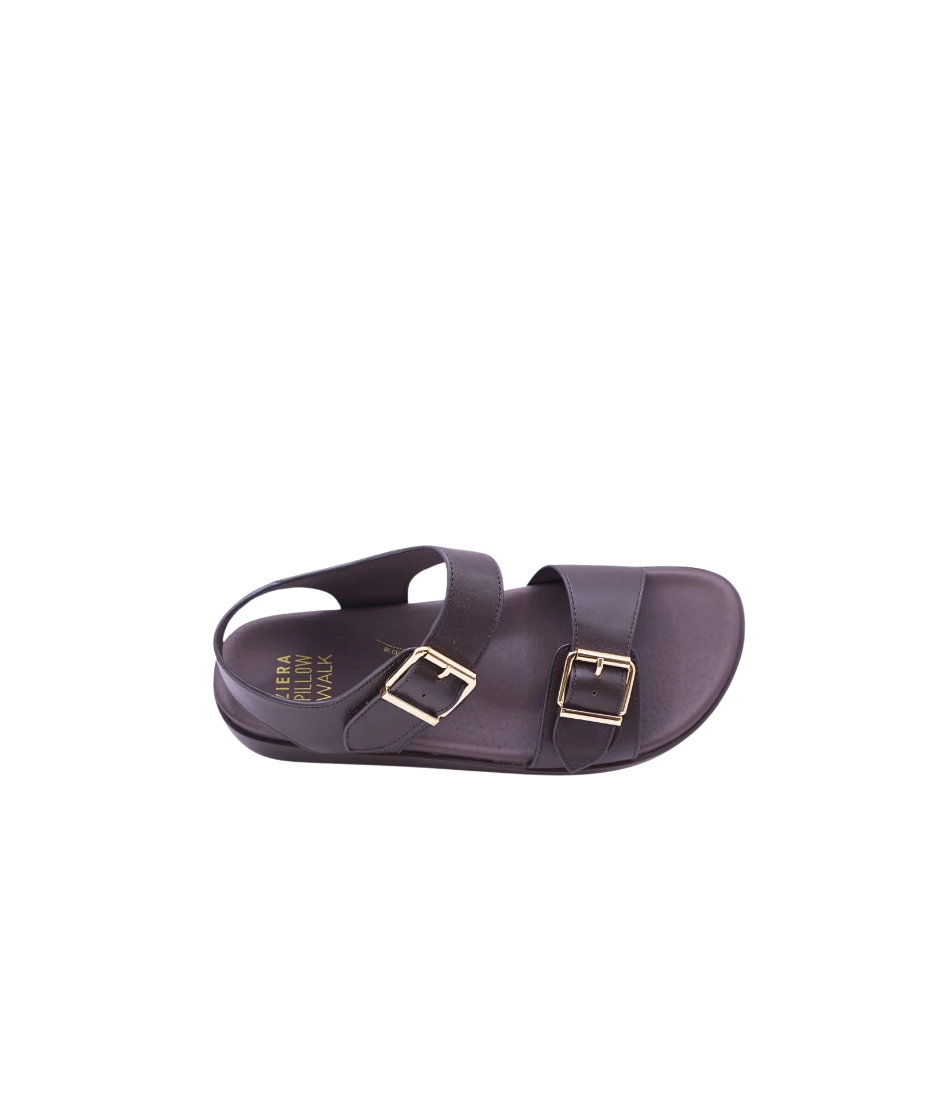 Ziera Graspie W Choc Leather Sandals